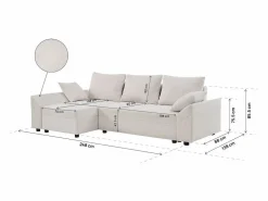 Discount Sofá esquinero convertible y reversible 