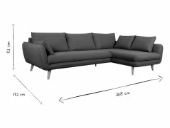 Clearance Sofá esquinero nórdico 5 plazas CREEP Sofá Escandinavo