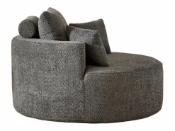 OKWISH Sofá individual, Sofá tapizado con reposabrazos y respaldo - Chenilla - para salón y dormitorio