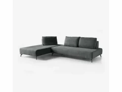 Best AHD Sofá modular 3 plazas desenfundable repelente al agua Campiglio B - Gris
