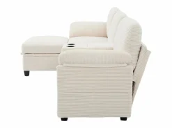 Best Sofá modular Amplio para familia estructura resistente asientos profundos pana Sofá Modular