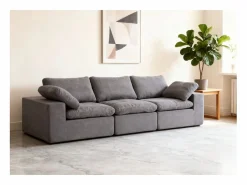 Sofá modular Cloud con espuma certificada, asiento tapizado, color