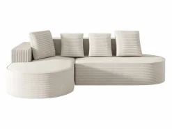 Clearance Sofá modular con chaise longue en L, asiento profundo, relleno de espuma comprimida, Todos Los Sofás|Sofá Modular