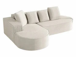 Clearance Sofá modular con chaise longue en L, asiento profundo, relleno de espuma comprimida, Todos Los Sofás|Sofá Modular