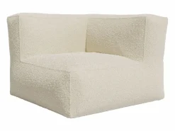 Vente-unique Sofá modular con puf de Respaldo NOUMARA