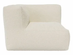Vente-unique Sofá modular con puf de Respaldo NOUMARA