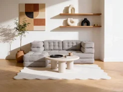 Best Sofá modular convertible de tela color DILAKO Sofá - 4 Plazas|Sofá - 3 Plazas