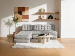 Best Sofá modular convertible de tela color DILAKO Sofá - 4 Plazas|Sofá - 3 Plazas