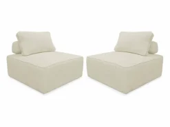 Clearance Sofá modular de pana, 2 plazas Sofá Modular