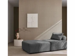 Best Sweeek Sofá modular de pana, 2 plazas oscuro Gris
