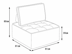 Sofá modular diseño modular confortable resistente contrachapado oscuro