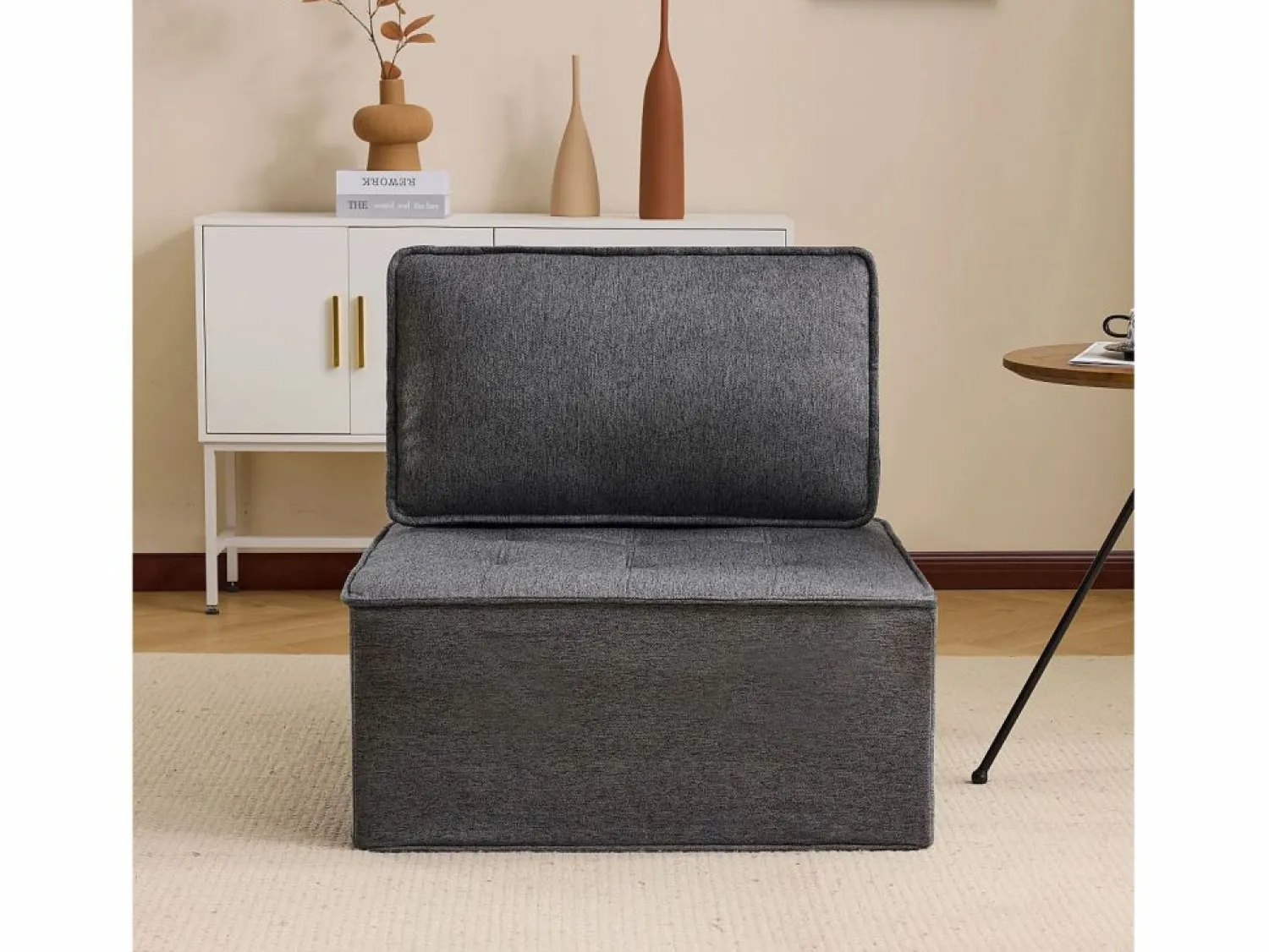 Sofá modular diseño modular confortable resistente contrachapado oscuro
