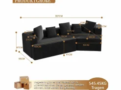 Discount Sofá modular esquinas transformable pana versátil para salón Sofá Modular