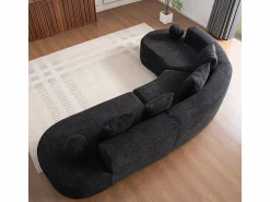 DripeX Sofá modular ángulo izquierdo Chenilla - 5 Plazas - 4 orejeros - - 327x215x65cm