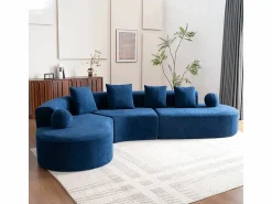 Online Sofá modular ángulo izquierdo Chenilla - 5 Plazas - 4 orejeros - - 327x215x65cm Sofás Club