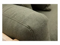 New Miliboo Sofá nórdico 3 plazas desenfundable kaki KYO Verde almendra