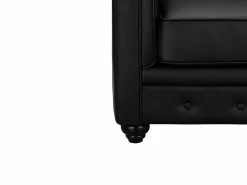 Sale Sofá 3p + 1 sillón CHESTERFIELD - Piel sintética - Conjunto Sofá Y Sillón