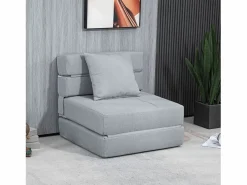 Sofá plegable 2 en 1, tejido de poliéster, (70 x 70 x 61 cm) Sillón Cama