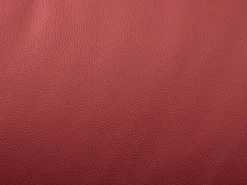 Vente-unique Sofá reclinable AROMA de 3 y 2 plazas en piel de vacuno roja