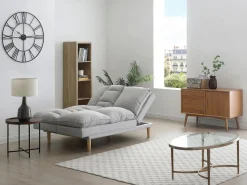Online Sofá reclinable de 3 plazas convertible clic-clac en tejido PALOBU Sofá Escandinavo