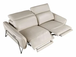 Clearance Angel Cerda Sofá relax 2 plazas piel arena 6276 Beige