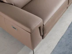 Sofá relax 3 plazas piel visón 6105 Sofá De Piel