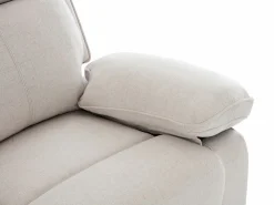 Sale Sofá relax de 3 plazas de tela chenilla color LANA Sofá Relax