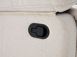 Sale Sofá relax de 3 plazas de tela chenilla color LANA Sofá Relax