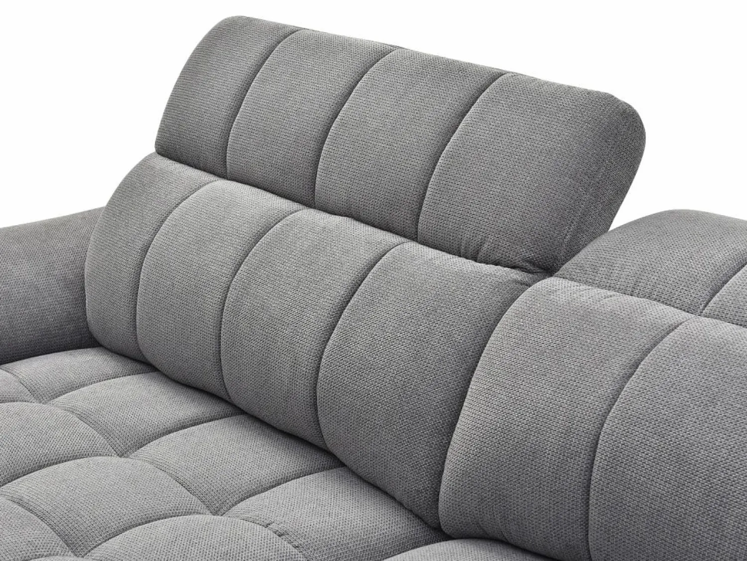 Clearance Sofá rinconera izquierda relax eléctrico en tela texturizada CELTIMO Sofá Relax