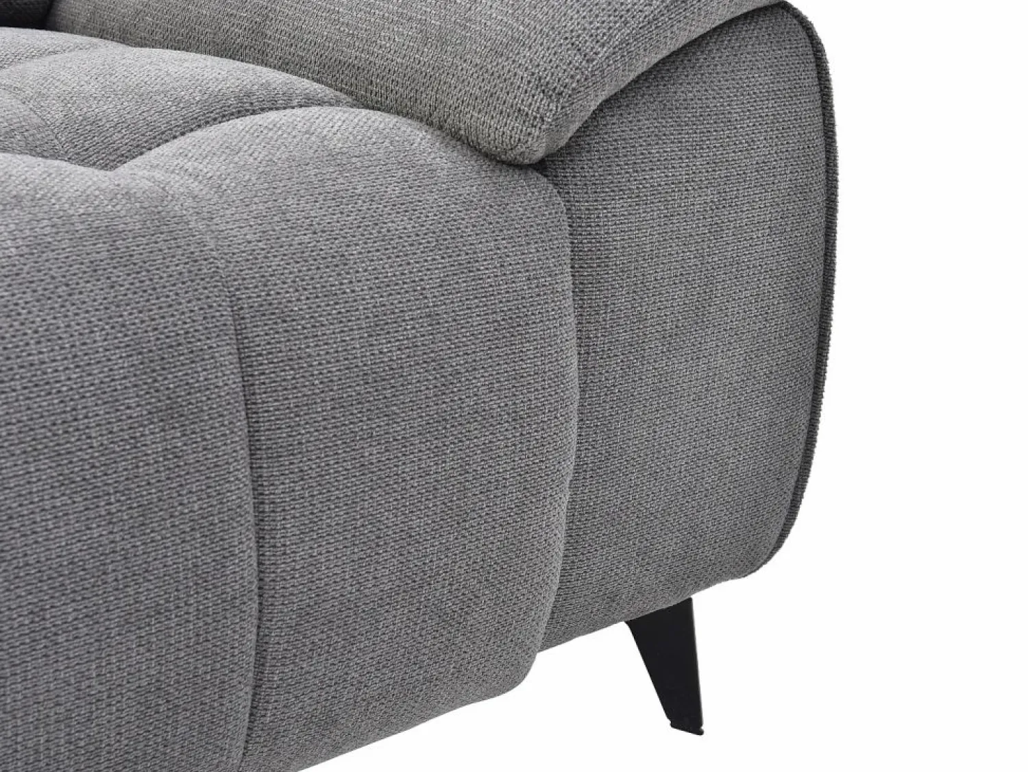 Clearance Sofá rinconera izquierda relax eléctrico en tela texturizada CELTIMO Sofá Relax