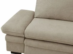 Outlet Vente-unique Sofá rinconera convertible y reversible en chenilla SIVIARA Beige