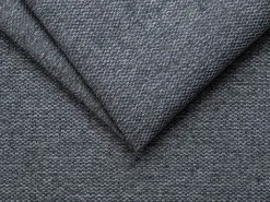 Discount Sofá rinconera de apertura rápida en tela gris antracita - 140 cm - 14 cm - CALITO Sofás Y Sillones
