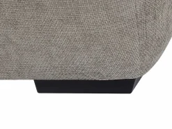 Clearance Vente-unique Sofá rinconera de tela acolchado con efecto matelassé de estilo diseño BERENIA Gris