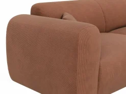 Maison Céphy Sofá rinconera derecha de pana POGNI de