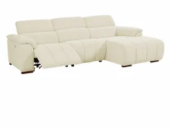 Clearance Sofá rinconera derecha relax eléctrico de tela efecto acolchado MOLPICA Sofá Relax