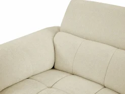 Clearance Sofá rinconera derecha relax eléctrico de tela efecto acolchado MOLPICA Sofá Relax