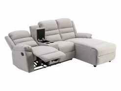 Sale Sofá rinconera derecha relax: manual de tela MACEDONIA Sofá Relax