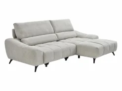 Sale Sofá rinconera derecha relax con asiento deslizante en tela ELOSIA Sofá Relax