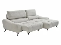 Sale Sofá rinconera derecha relax con asiento deslizante en tela ELOSIA Sofá Relax