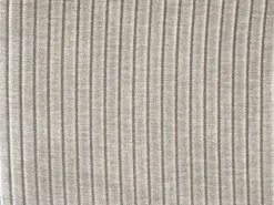 Maison Céphy Sofá rinconera derecha y chaise longue de pana TIRONO de Beige