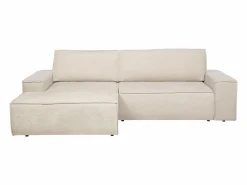 Sofá rinconera izquierda convertible en textura de tela AMELIA Sofás Y Sillones|Sofá - 4 Plazas