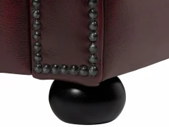 LINEA SOFA Sofá rinconera izquierda chesterfield 100% piel BRENTON