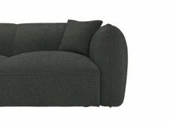 Clearance Maison Céphy Sofá rinconera izquierda de tela CAMILIO de Verde