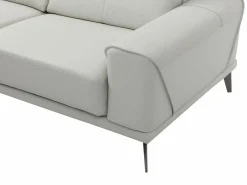 Clearance LINEA SOFA Sofá rinconera izquierda de cuero de búfalo ANDOR Beige