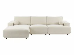Sale Maison Céphy Sofá rinconera izquierda en chenilla EMABI de Beige