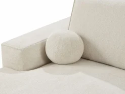 Sale Maison Céphy Sofá rinconera izquierda en chenilla EMABI de Beige