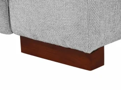 Sale Vente-unique Sofá rinconera izquierda relax eléctrico de tela efecto acolchado MOLPICA Gris claro