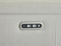Vente-unique Sofá rinconera izquierda relax eléctrico de tela MAKORO