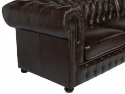 Sofá rinconera (ángulo dcho) chesterfield 100% piel BRENTON Sofás Chesterfield|Sofá De Piel