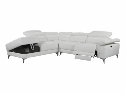 Best Sofá rinconera ángulo izdo eléctrico piel PASCALINE Sofá Relax